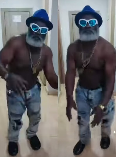 Veteran actor, Harry Anyanwu, shows off his amazing dance steps (video)