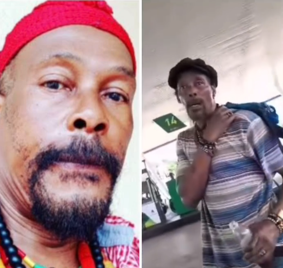 Actor Hanks Anuku spotted at a petrol station in Asaba, Delta state (video)