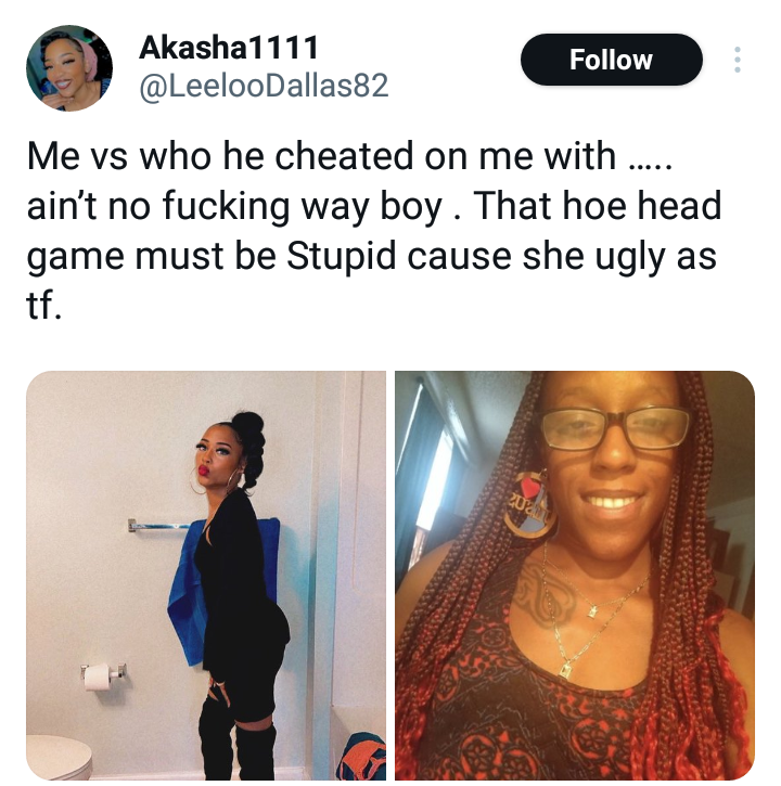 Lady slammed for posting photos of woman her man allegedly cheated on her with