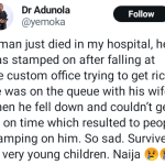 Economic hardship: Man allegedly trampled to death after falling at Customs' office while trying to get rice