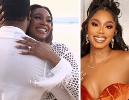 Actress Sharon Ooja Egwurube announces she is married as she shares video of herself and her man with his face hidden