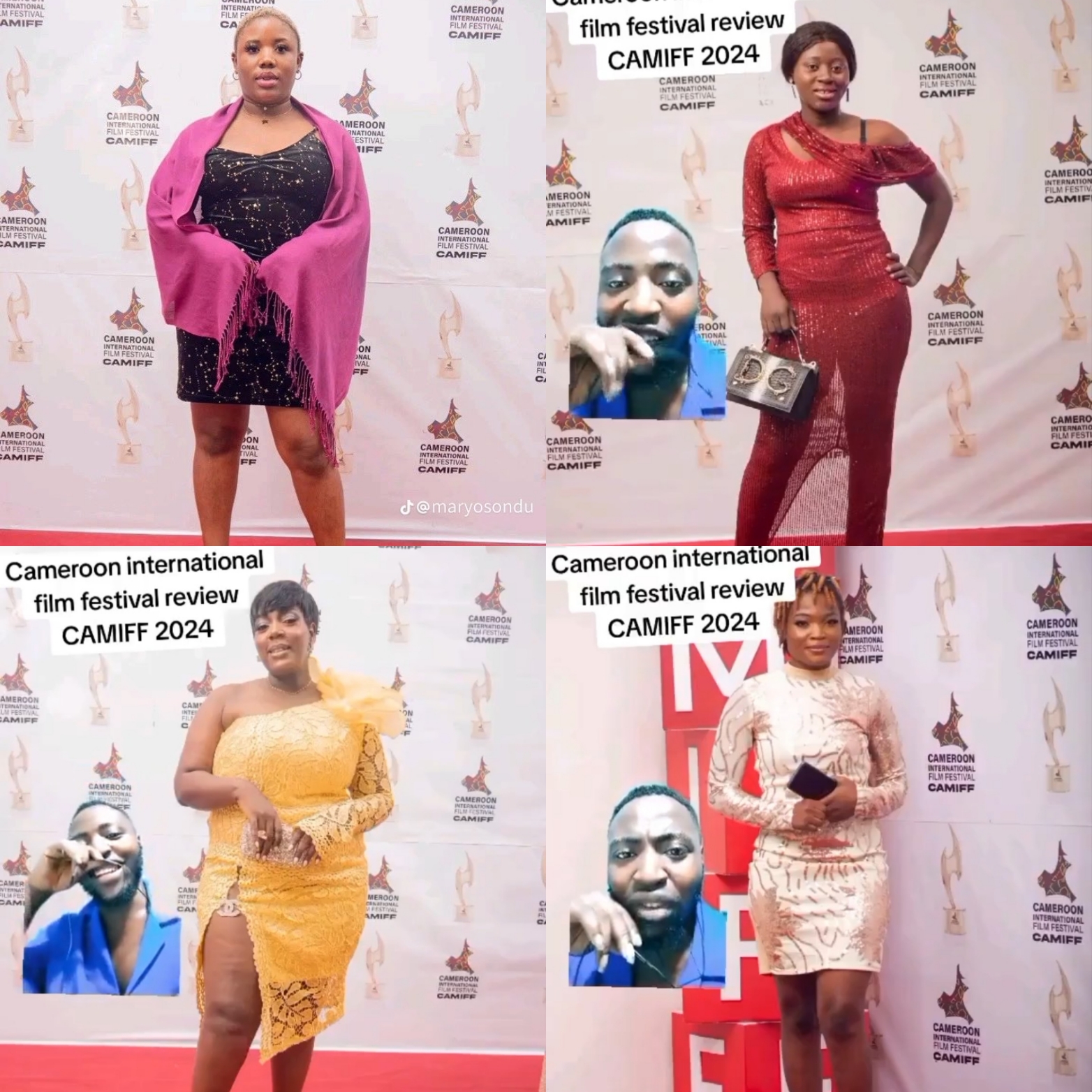 Celebrities' fashion at the Cameroon International Film Festival 2024 sparks hilarious reactions (photos/video)