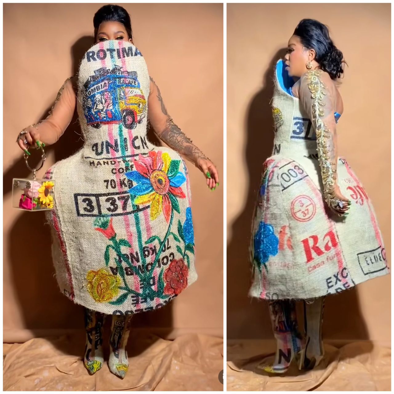 Fashion entrepreneur, Toyin Lawani’s look to AMVCA 2024