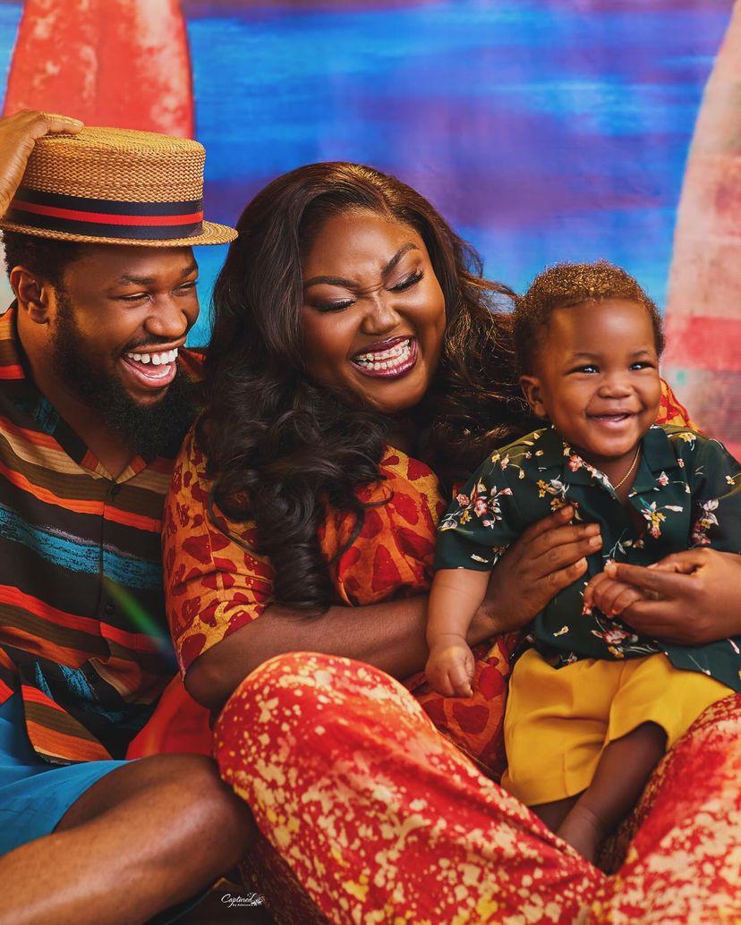 Actors Stan and Blessing Nze share lovely new photos as their son, Jay, turns one today