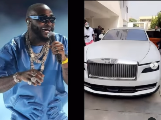Singer, Davido acquires brand new 2025 Roll-Royce Spectre (Video)